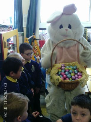 The Easter Bunny visited P1