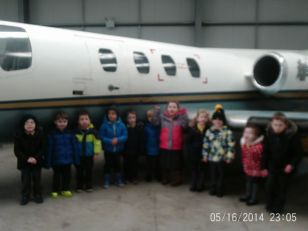 Pre School visit St Angelo's Airport